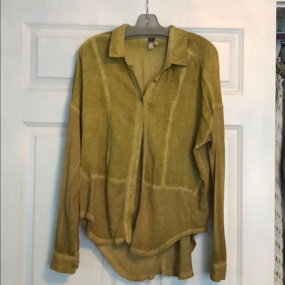 Free People Button Up